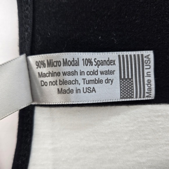 Go Couture Black White Striped Sleeveless V-Neck Maxi Dress Small Made in USA - Picture 9 of 11